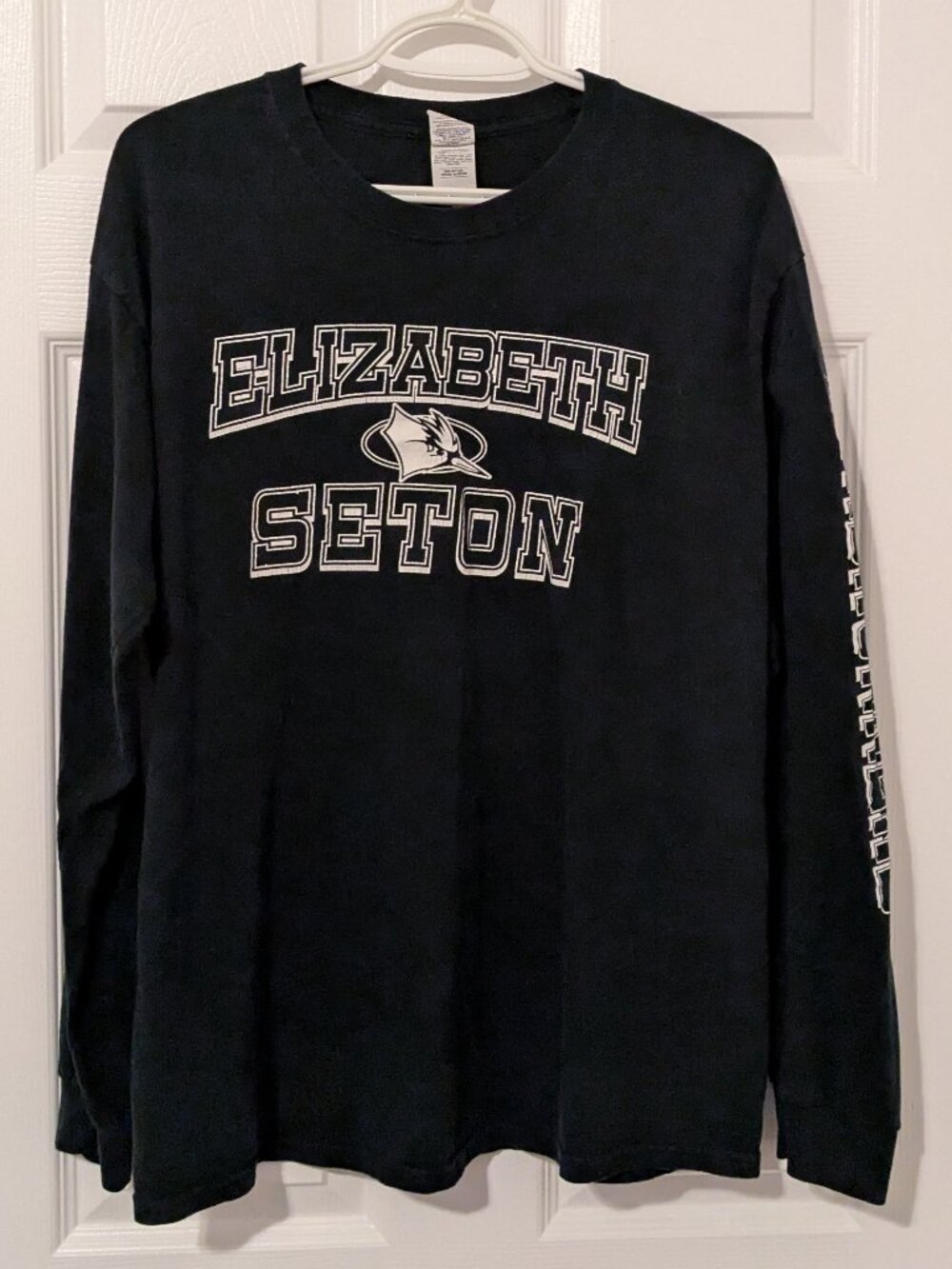 Gildan 'Elizabeth Seton' high school long sleeve tee size large...unisex